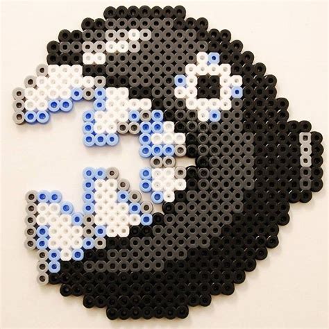 Chain Chomp Mario Perler Beads By At0msk Perler Bead Mario Perler