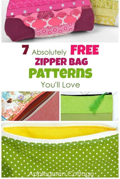 These Free Zipper Bag Patterns Make Cute And Practical Zipper Pouches