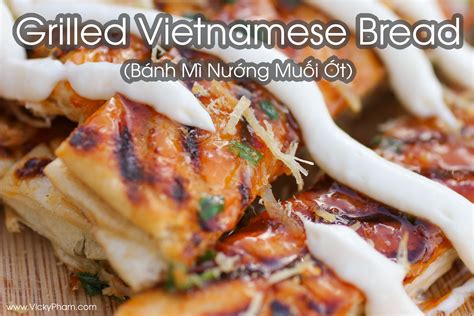 Grilled Vietnamese Bread With Salt And Chili Banh Mi Nuong Muoi Ot