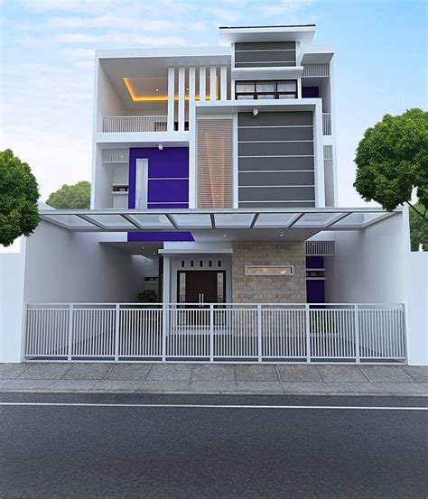Dari berbagai jenis rumah minimalis memang rumah 1 lantai yang paling diminati di indonesia. Exterior Tampak Depan Rumah Minimalis 2 Lantai Modern ...
