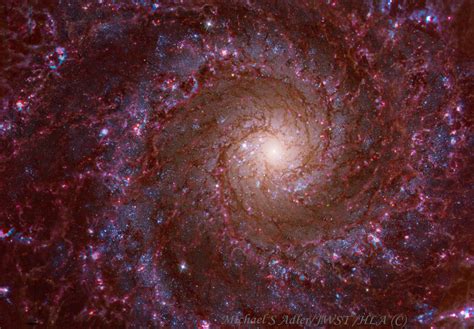 Messier 74 Ngc 628 Hubble And Jwst Michael Adler Earth And Sky Imaging