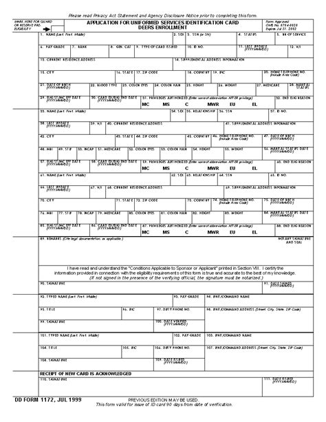 Army Dd Form 1172 2