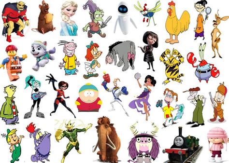 Click The E Cartoon Characters Quiz By Ddd62291