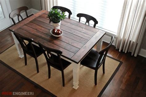 40 Diy Farmhouse Table Plans And Ideas For Your Dining Room Free