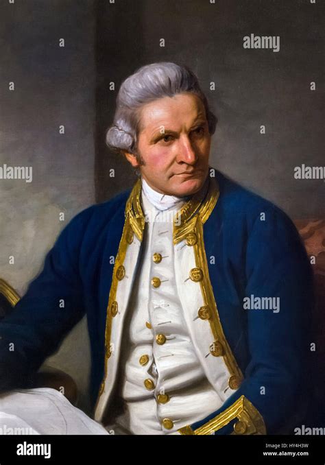 Captain Cook Portrait Of Captain James Cook 1728 1779 By Nathaniel Dance Oil On Canvas 1776