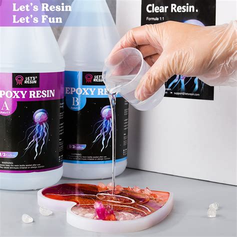 Lets Resin Epoxy Resin Kit 1 Gallon Bubble Free And Crystal Clear Epoxy