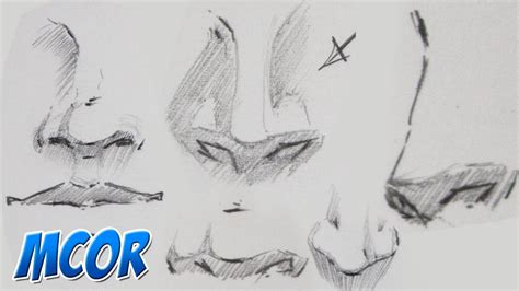 Como Dibujar Manga La Nariz Anime Nose Nose Drawing Manga Nose