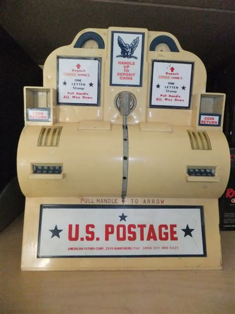 Vintage Countertop Us Postage Stamp Vending Machine Etsy