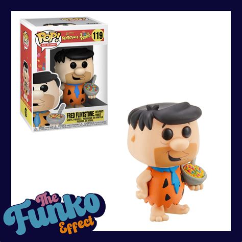 Funko Pop The Flintstones Fred Flintstone With Fruity Pebbles