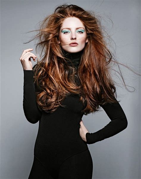 Red Hot British Model Elle Dowling Most Beautiful People Model Red Hair