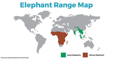 Elephant Range Map By Seethewild Wildlife Conervation