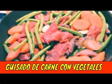 Cocina peruana recetas de carne. Carne guisada con vegetales | recetas de cocina - YouTube
