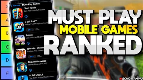 Ranking Must Play Mobile Games In The App Store Uohere