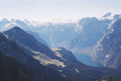 View Of Kings Lake Königssee From The Eagles Nest Bavaria