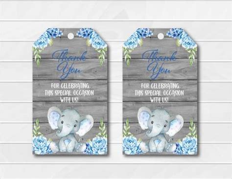 Some of the free baby shower invitations also come with matching baby shower thank you cards. Freebie Friday: Free Printable Elephant Thank You Cards - Announce It!