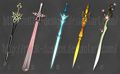 Swords Adopts 2 Closed By Rittik Designs On Deviantart