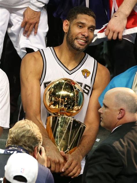 Tim Duncan At The Top With Nba Greats After 5th Title