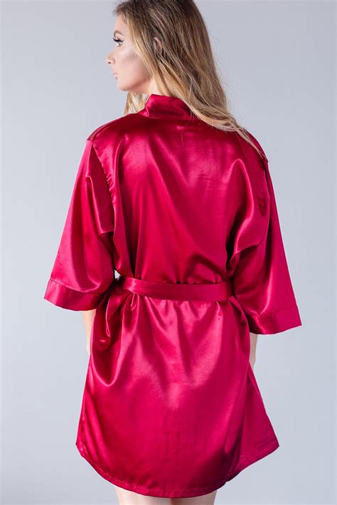 Crimson Robes Satin Robes Wedding Robes Bridesmaid Robes On Sale