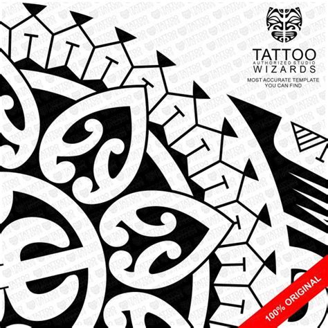 Maori Defense Forearm Tattoo Stencil Template Design Tattoo Wizards