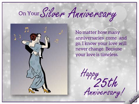 Har din se pyara lagta hai hame ye khaas din, hum jise bitana nahi chahte aap bin, vaise to dil deta hai sada hi dua apko, phir bhi kehte hai mubarak ho janmdin apko. Anniversary - 25th | Anniversary wishes for friends, Happy 25th anniversary, 25th anniversary wishes