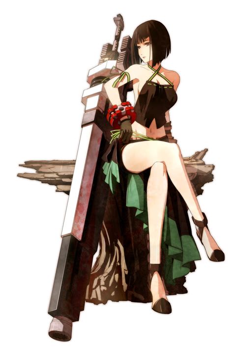 3840x2160 Resolution God Eater Character Anime Illustration God Eater Sakuya Tachibana Hd