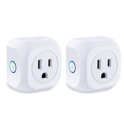 Smart Plug 2 Pack Wifi Enabled Mini Outlets Smart Socket ...