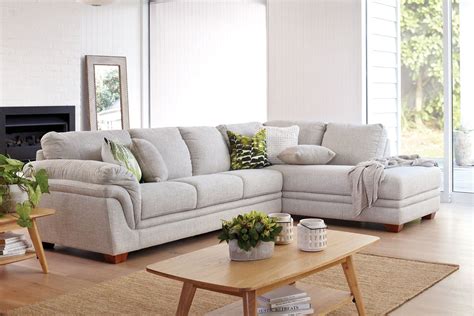 3 seater lounge with chaise and recliner. Demi 3 Seater Fabric Lounge with Chaise by La-Z-Boy ...