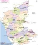 Everything about tourism attractions in india! Karnataka Map - State and Districts Information and Facts