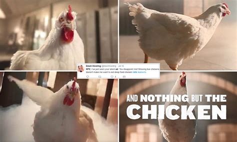 Kfc Ad Featuring Dancing Chickens Is Blasted By Viewers Daily Mail Online