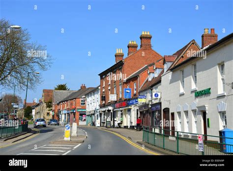High Street Southam Warwickshire England United Kingdom Stock Photo