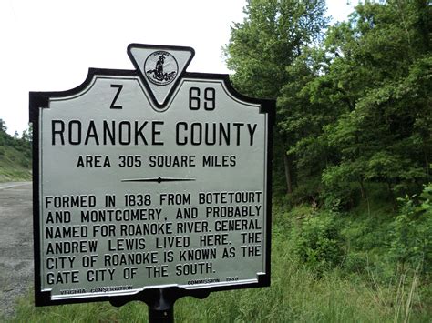 Roanoke Virginia Descripción Roanoke County Virginia State Historical