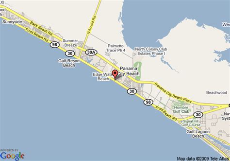 5 maps of sunrise physical satellite road map terrain maps. Map of Resortquest Sunrise Beach, Panama City Beach