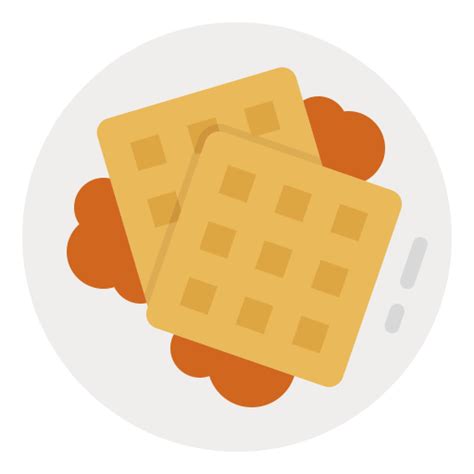 Waffle Free Food And Restaurant Icons