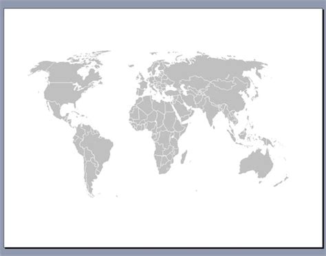 Editable World Map Powerpoint
