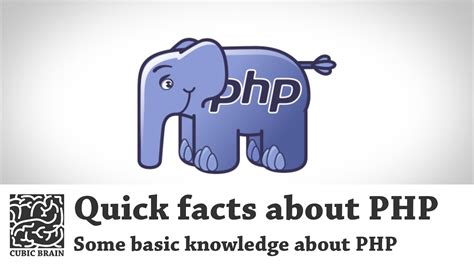Quick facts about PHP - YouTube