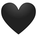 Black heart symbol was approved as part of unicode 1.1 in 1993 and added to emoji 1.0 in 2015. Black Heart Emoji on Google Android 8.0