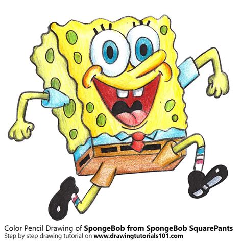 Spongebob Drawing In Pencil