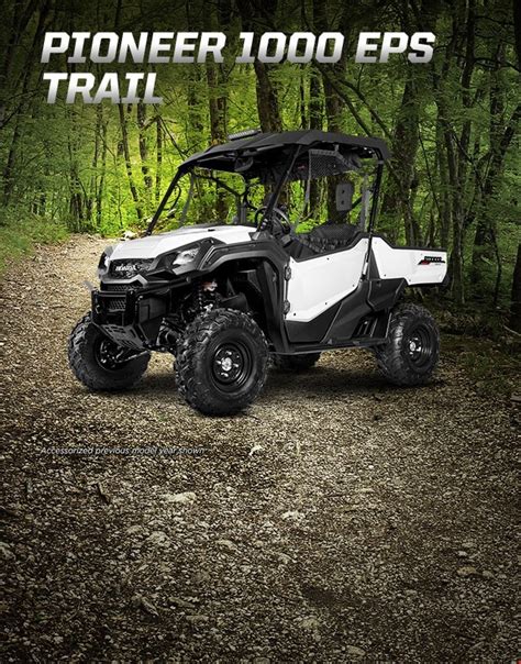 Pioneer 1000 Eps Trail Package Honda Atv And Side By Side Canada