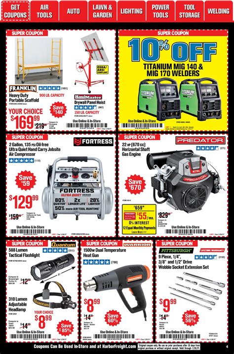I will guide you through how to get organized these should be a staple in your. Harbor Freight January 2021 Main Catalog Current weekly ad 01/04 - 01/28/2021 4 - frequent-ads.com