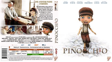 Jaquette Dvd De Pinocchio Custom Blu Ray Cinéma Passion