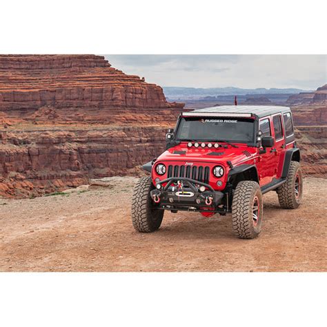 Rugged Ridge 1161548 Front And Rear Steel Tube Fender Flares For 07 18