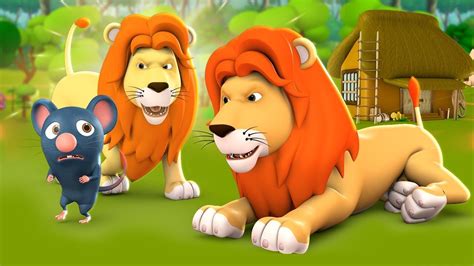 The Lion King And The Mouse 3d Animated English Bedtime Moral Stories