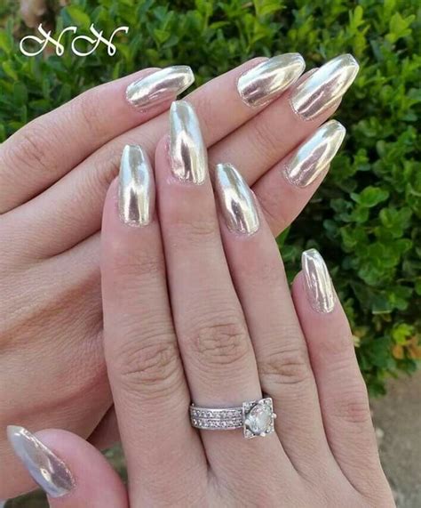 Pin By Jalyn Gray On Nail Donehair Doneeverrrything Did Chrome
