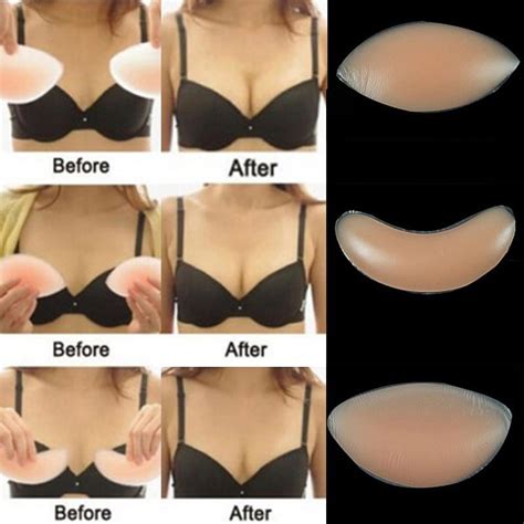 Buy Silicone Gel Invisible Bra Make Larger Breast Pads Lift Enhancer Push Up Breasts Inwards