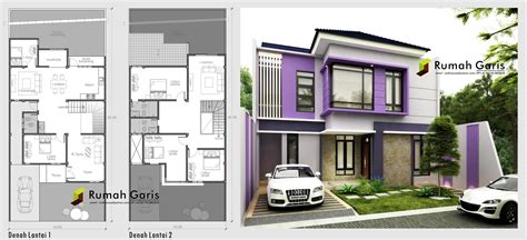 Model rumah minimalis 6 x 12 wallpaper dinding Desain Rumah Modern 2 Lantai Beserta Denahnya - Content