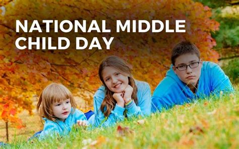 National Middle Child Day August 12 2023 Angie Gensler