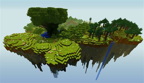 Floating Island Survival Minecraft Map