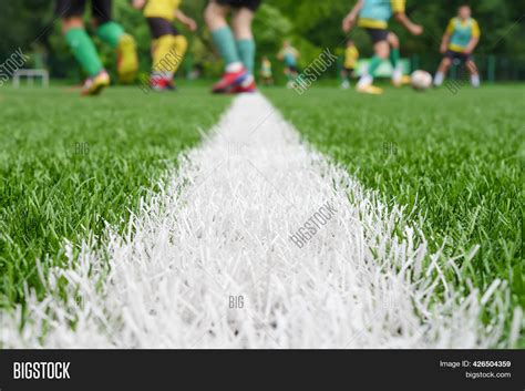 Pitch Grass Soccer Image And Photo Free Trial Bigstock