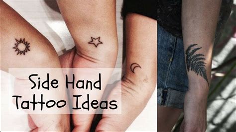 side hand tattoos for women small tattoos tattoo designs youtube