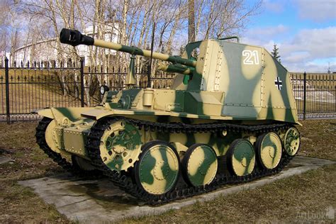 The 75 Mm 38m Marder Self Propelled Anti Tank Gun Germany Photos By
